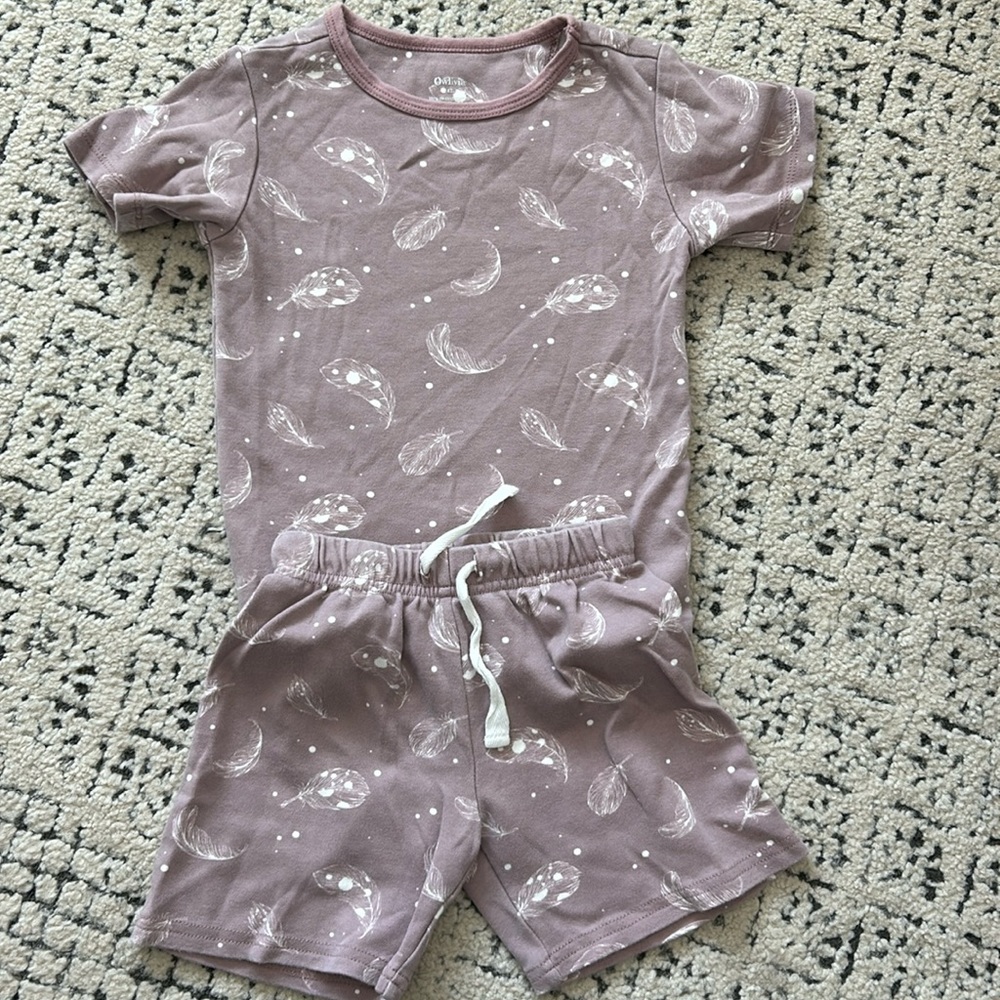 Owlivia 4T tshirt and shorts